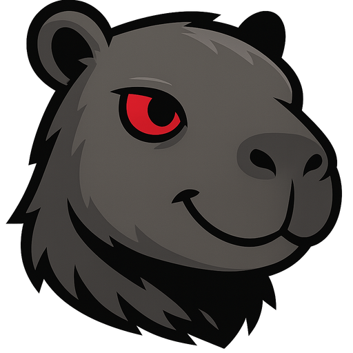 Has este capibara mas joven y pequeño. Recuerda usar los rasgos y formas de un capibara. Añadele una sonrisa sin mostrar los dientes. Sin fondo