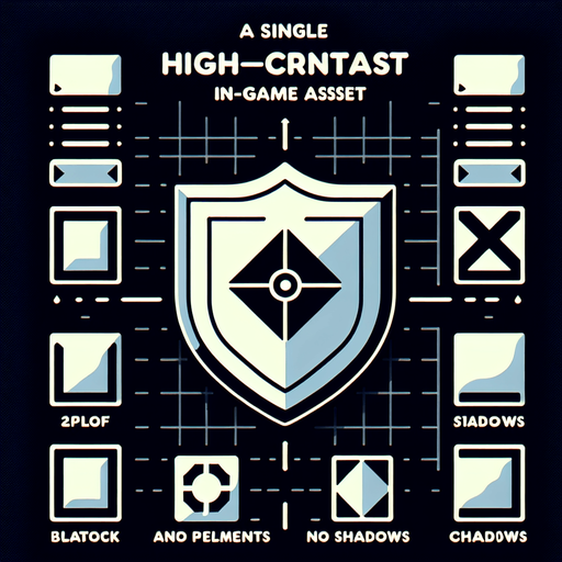 shild.
Single Game Texture.  In-Game asset.  2d.  Blank background.  High contrast.  No shadows