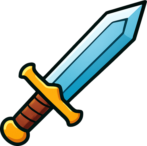 Kılıç.
In-Game asset.  2d.  High contrast.  No shadows