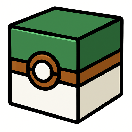 make a cube but like a pokeball and  make it for uncommon one make with green and white and bronze but do diffrently.
In-Game asset.  2d.  High contrast.  No shadows