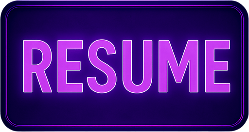 write RESUME