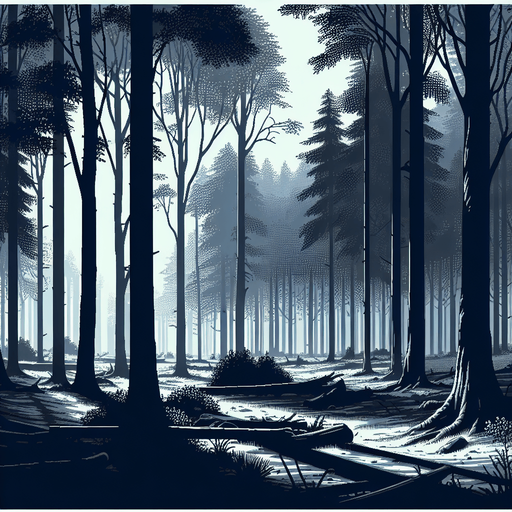 un background de un bosque

width: 2048, height: 1756.
Single Game Texture.  In-Game asset.  2d.  Blank background.  High contrast.  No shadows