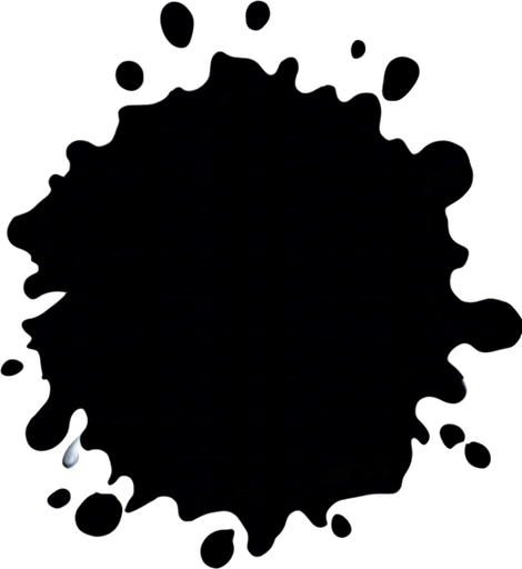 Same image, but where the inklblot is made from dark blue ink instead of black.