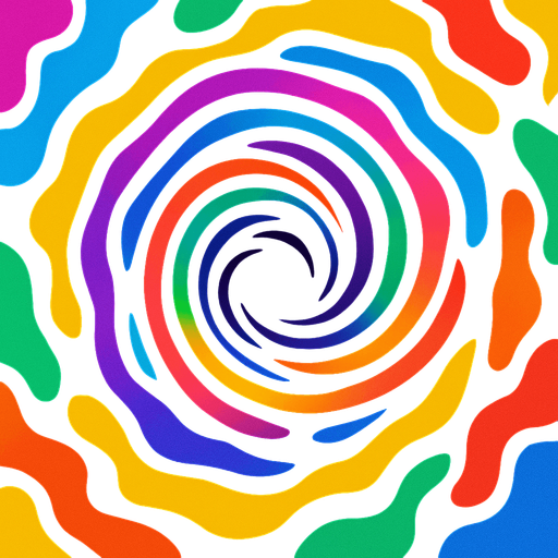 lubang warp penuh warna.
In-Game asset.  2d.  High contrast.  No shadows