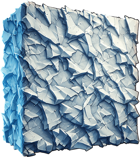 A cyan crumpled paper texture.
Single Game Texture.  In-Game asset.  2d.  Blank background.  High contrast.  No shadows