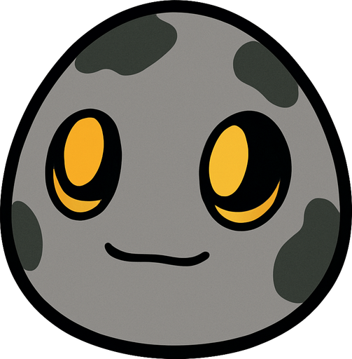 Digi huevo de botamon.
In-Game asset.  2d.  High contrast.  No shadows