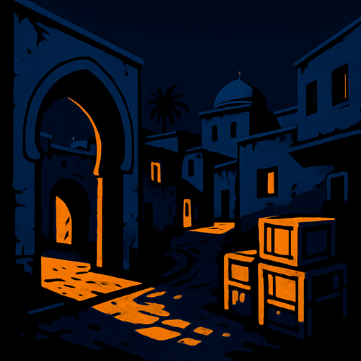 dust 2 dark.
In-Game asset.  2d.  High contrast.  No shadows