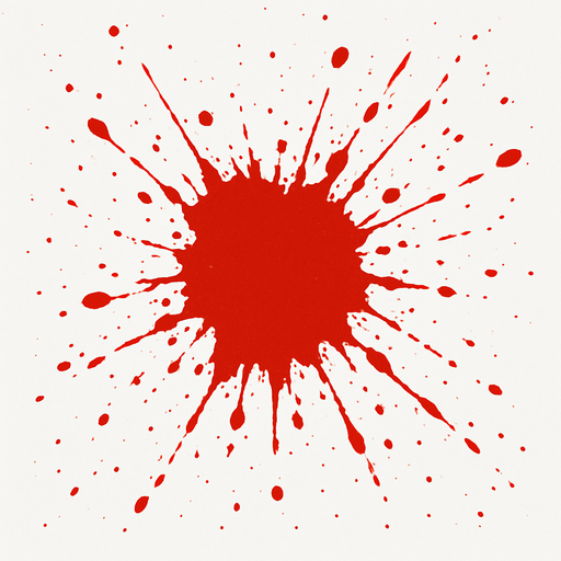 Red splatter background, HD.
In-Game asset.  2d.  High contrast.  No shadows