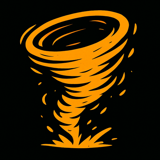 Make this a tornado.
In-Game asset.  2d.  High contrast.  No shadows