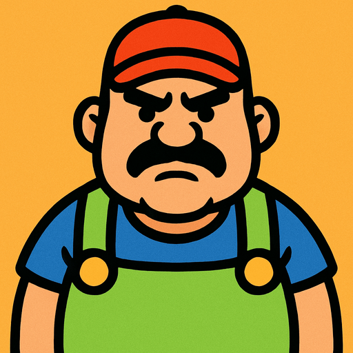 bana keko gözüken bir customer çiz 2d olsun önden gözüksün.
In-Game asset.  2d.  High contrast.  No shadows