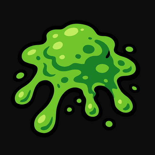 snot.
In-Game asset.  2d.  High contrast.  No shadows