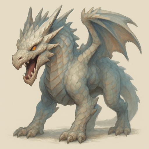 Pack of different standing white dragon of stone on four legs, looking down. HD different mixed colors. Blur. not a sculpt model! the dragon is a real dragon have all things of dragon with opened mouth like he ready to shoot, have eyes opened . 
Single Game Texture. In-Game asset. 2D. Blank background. High contrast. No shadows.