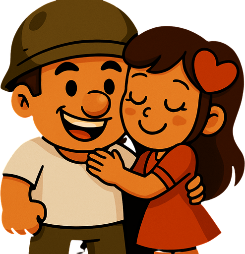 Erkek karakter neşeli bir yüze sahip ve bir beyaz tshirt giyiyor