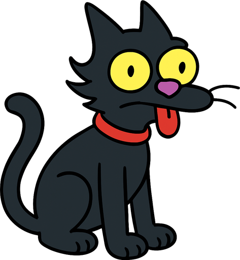 Snowball the second Simpsons.
In-Game asset.  2d.  High contrast.  No shadows. Simpsons