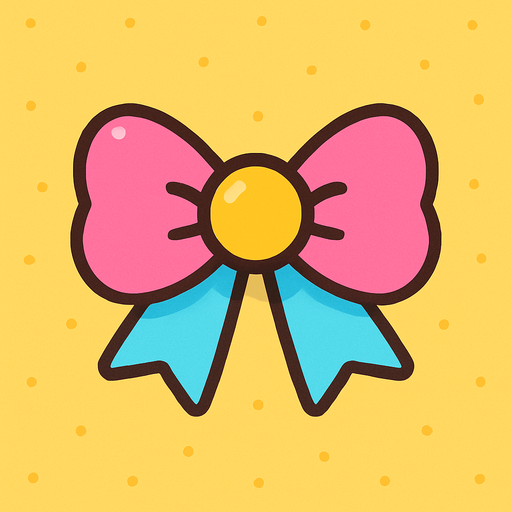 cute design accessory top view..
In-Game asset.  2d.  High contrast.  No shadows