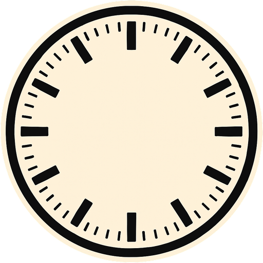 clock face. no clock hour stick and minute stick only the clock face
In-Game asset.  2d.  High contrast.  No shadows