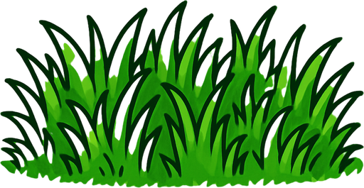 Fondo verde con cesped.
In-Game asset.  2d.  High contrast.  No shadows