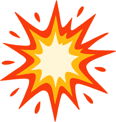 blast.
In-Game asset.  2d.  High contrast.  No shadows