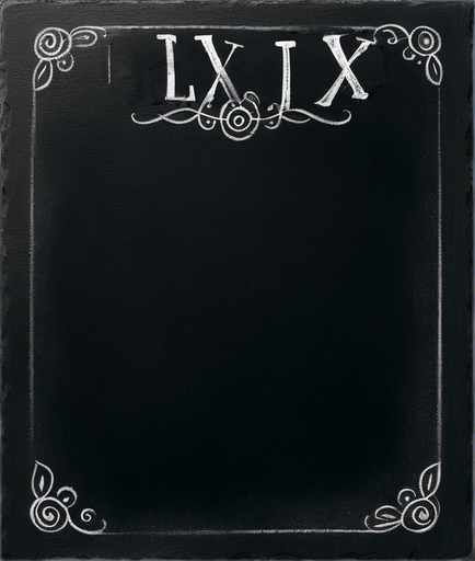 Word "ELIXIR" in chalk