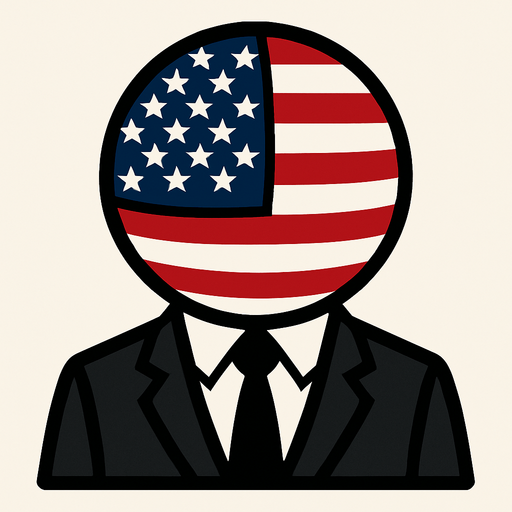 america flag ball head.
In-Game asset.  2d.  High contrast.  No shadows