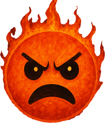 angry fire ball