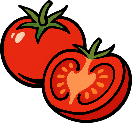 domates.
In-Game asset.  2d.  High contrast.  No shadows