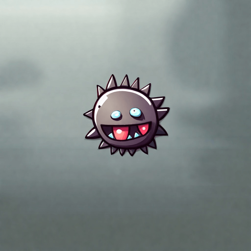 2D Single Monster. In-Game asset. 2d. Blank background. High contrast. No shadows..