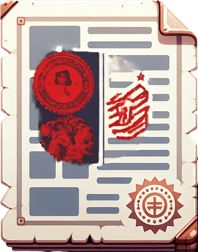 red stamp