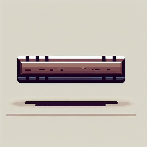 long thick horizontal bar.
Single Game Texture. In-Game asset. 2d. Blank background. High contrast. No shadows.