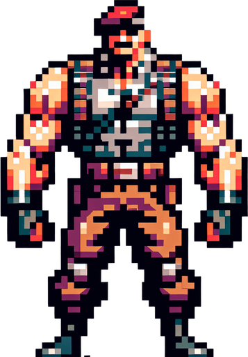 osmali askeri coook guclu bir turk 2d pixelart.
Single Game Texture.  In-Game asset.  2d.  Blank background.  High contrast.  No shadows