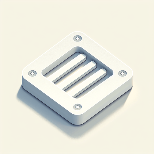 White square with tight round corners and web, flat shaded, hyper casual game. Single Game Texture. In-Game asset. 2d. Blank background. High contrast. No shadows.