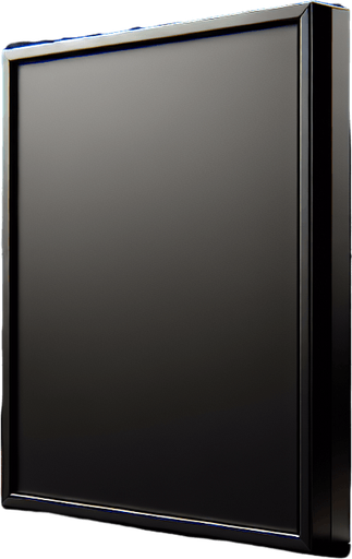 empty rectangular black board.
electronic style