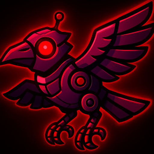 Con ojos rojos y aura roja