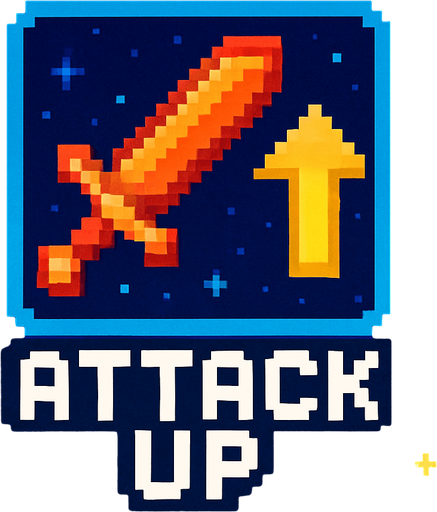 Пиксельная карта усиления атаки космос битва.
In-Game asset.  2d.  High contrast.  No shadows