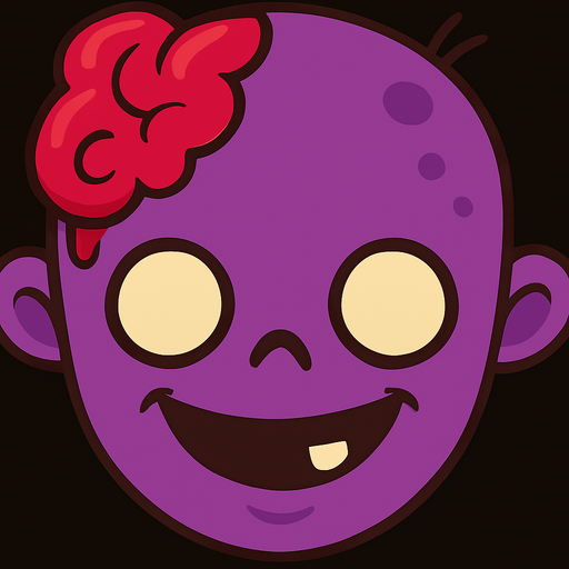 A happier version of this zombie but its will be purple