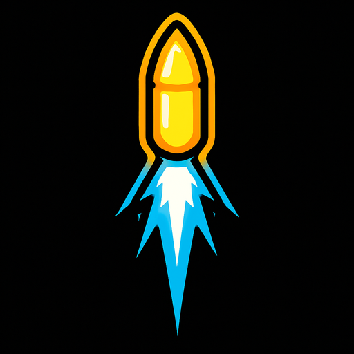 laser bullet up.
In-Game asset.  2d.  High contrast.  No shadows