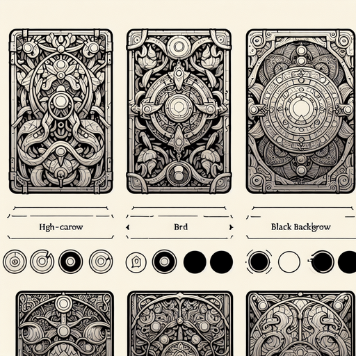 cardback mg.
Single Game Texture.  In-Game asset.  2d.  Blank background.  High contrast.  No shadows