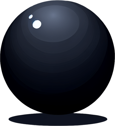 черный шар.
Single Game Texture. In-Game asset. 2d. Blank background. High contrast. No shadows.