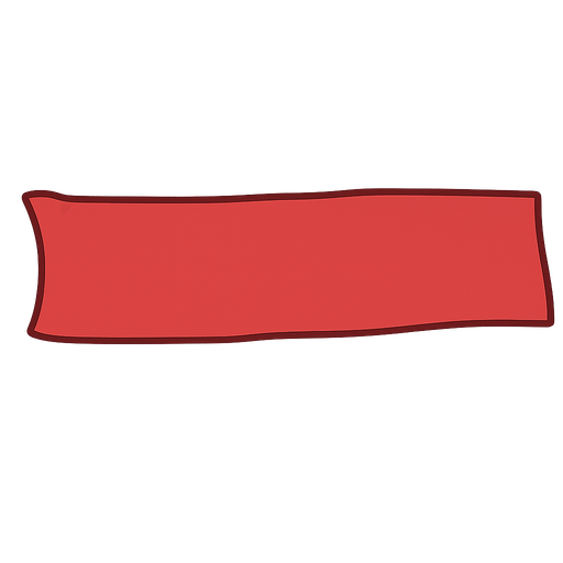 Fill it red. Its a red rectangle. No background. Transparent background. Blank background. No shadows. 2d. In-Game asset. flat