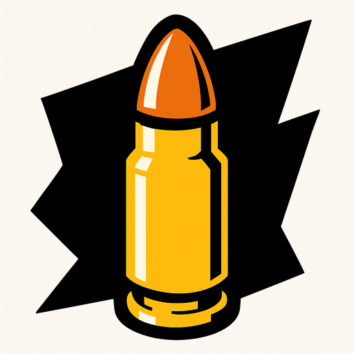 munition.
In-Game asset.  2d.  High contrast.  No shadows