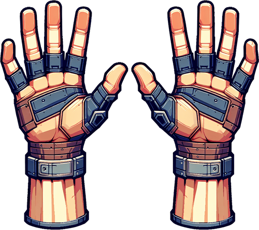 two white palms facing forward no background.
Single Game Texture. In-Game asset. 2d. Blank background. High contrast. No shadows. HD Color
