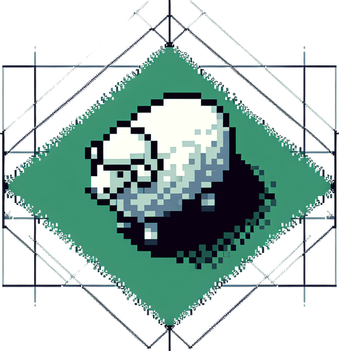 top down view of a pixel art sheep.
Single Game Texture.  In-Game asset.  2d.  Blank background.  High contrast.  No shadows