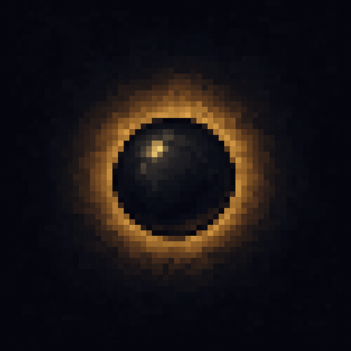 16 bit image black dark lighting orb ball
In-Game asset.  2d.