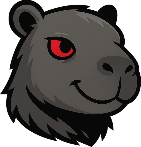 Has este capibara mas joven y pequeño. Recuerda usar los rasgos y formas de un capibara. Añadele una sonrisa sin mostrar los dientes. Sin fondo