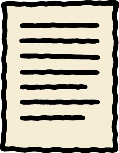 paper.
In-Game asset.  2d.  High contrast.  No shadows