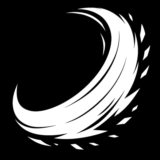 onda de corte blanca estilo animada.
In-Game asset.  2d.  High contrast.  No shadows