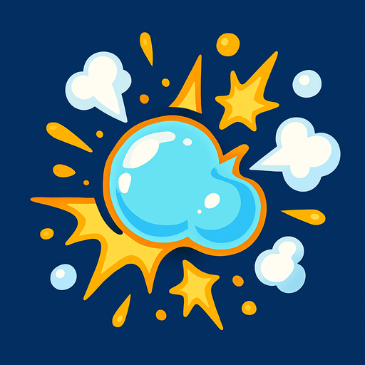 Bubble explode FX.
In-Game asset.  2d.  High contrast.  No shadows