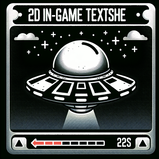 A UFO.
Single Game Texture. In-Game asset. 2d. Blank background. High contrast. No shadows.