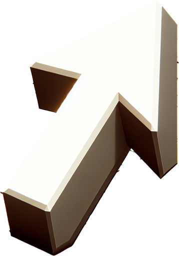 up arrow.
Single Game Texture.  In-Game asset.  2d.  Blank background.  High contrast.  No shadows