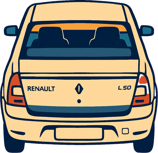 Renault l90 arkasi ama yukaridan.
In-Game asset.  2d.  High contrast.  No shadows